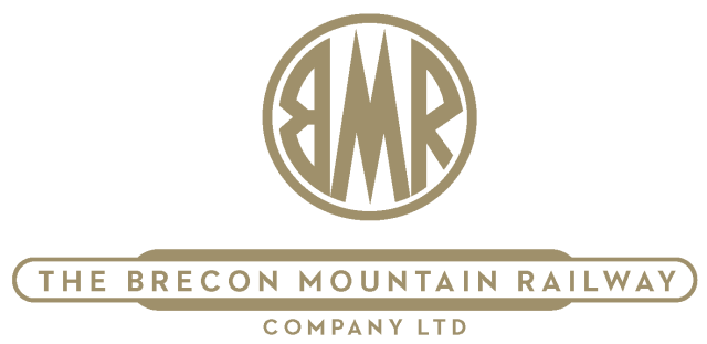 The Brecon mountain railway company ltd logo in gold